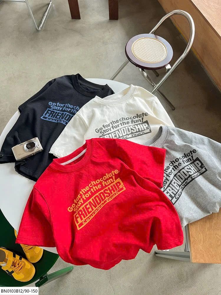 ÁO PHÔNG CHỮ FRIENSHIP AMBB 25A138