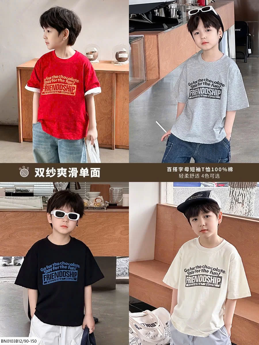 ÁO PHÔNG CHỮ FRIENSHIP AMBB 25A138