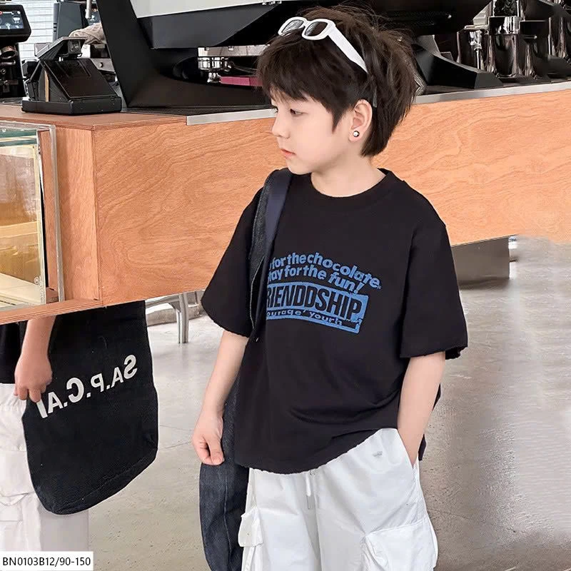 ÁO PHÔNG CHỮ FRIENSHIP AMBB 25A138