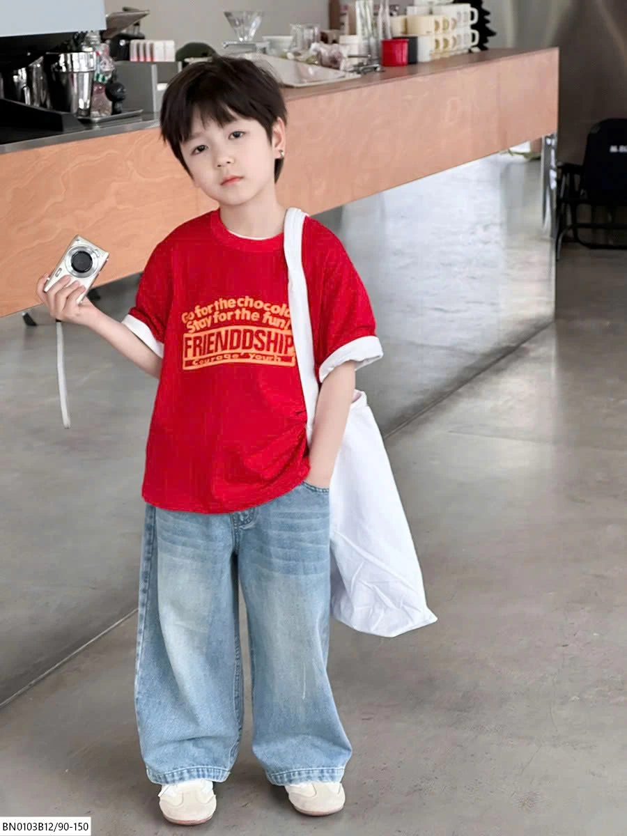 ÁO PHÔNG CHỮ FRIENSHIP AMBB 25A138