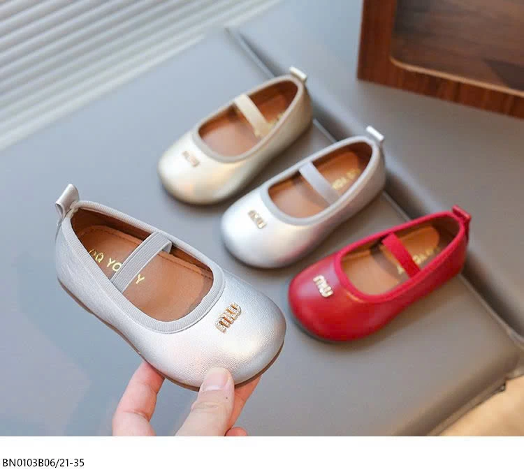 GIÀY BÚP BÊ MIN TRƠN MÀU DA BÓNG