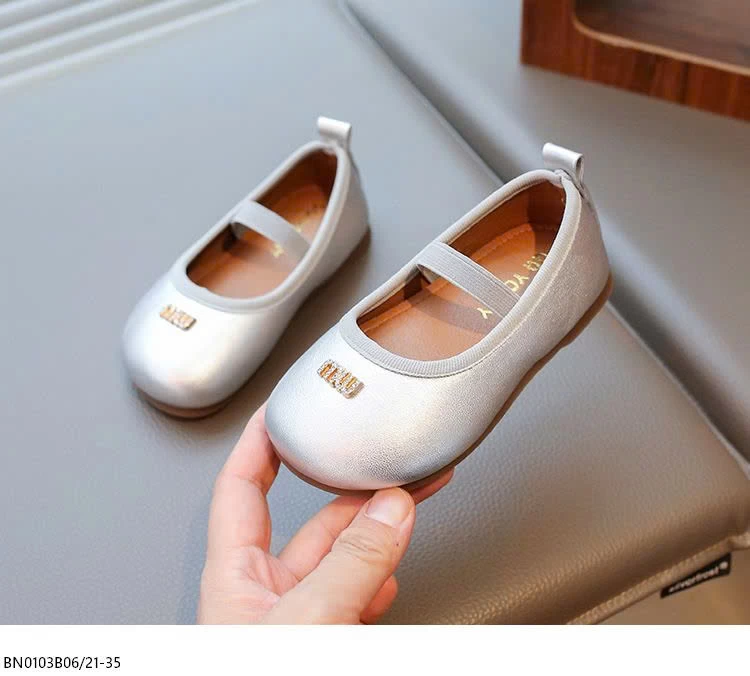 GIÀY BÚP BÊ MIN TRƠN MÀU DA BÓNG