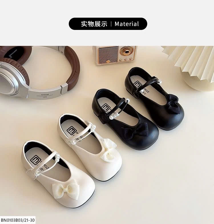 GIÀY BÚP BÊ GẮN NƠ MGBABY