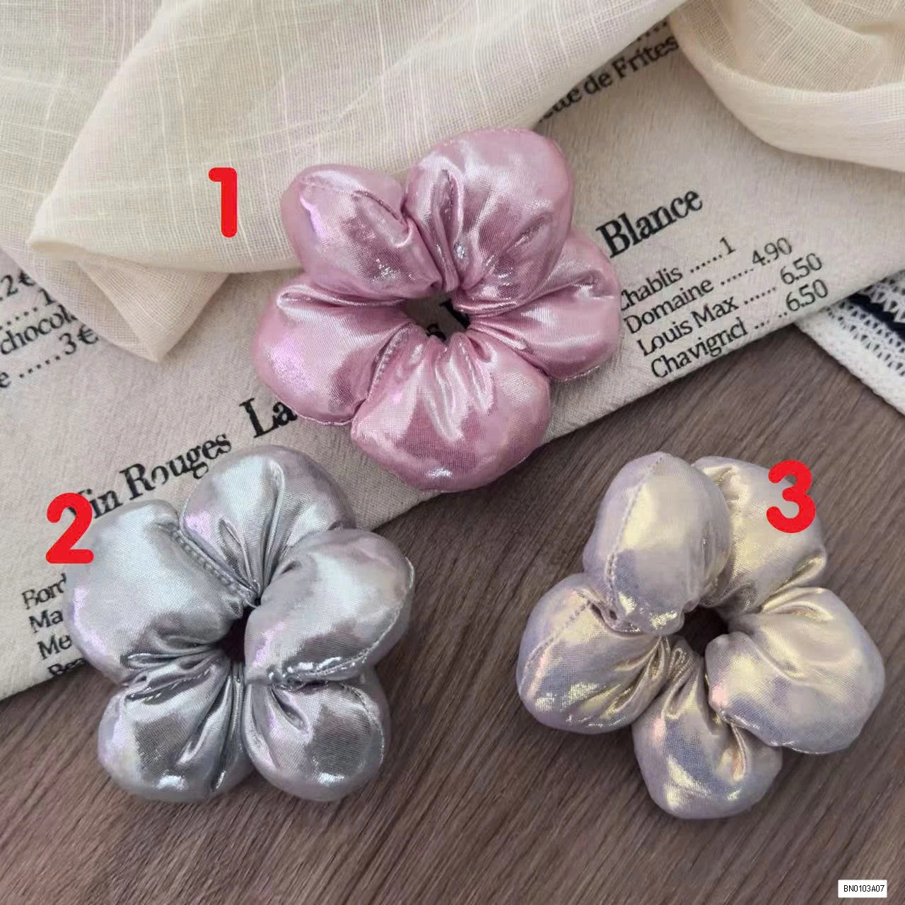 BUỘCTÓC HOA BONG BÓNG BLING