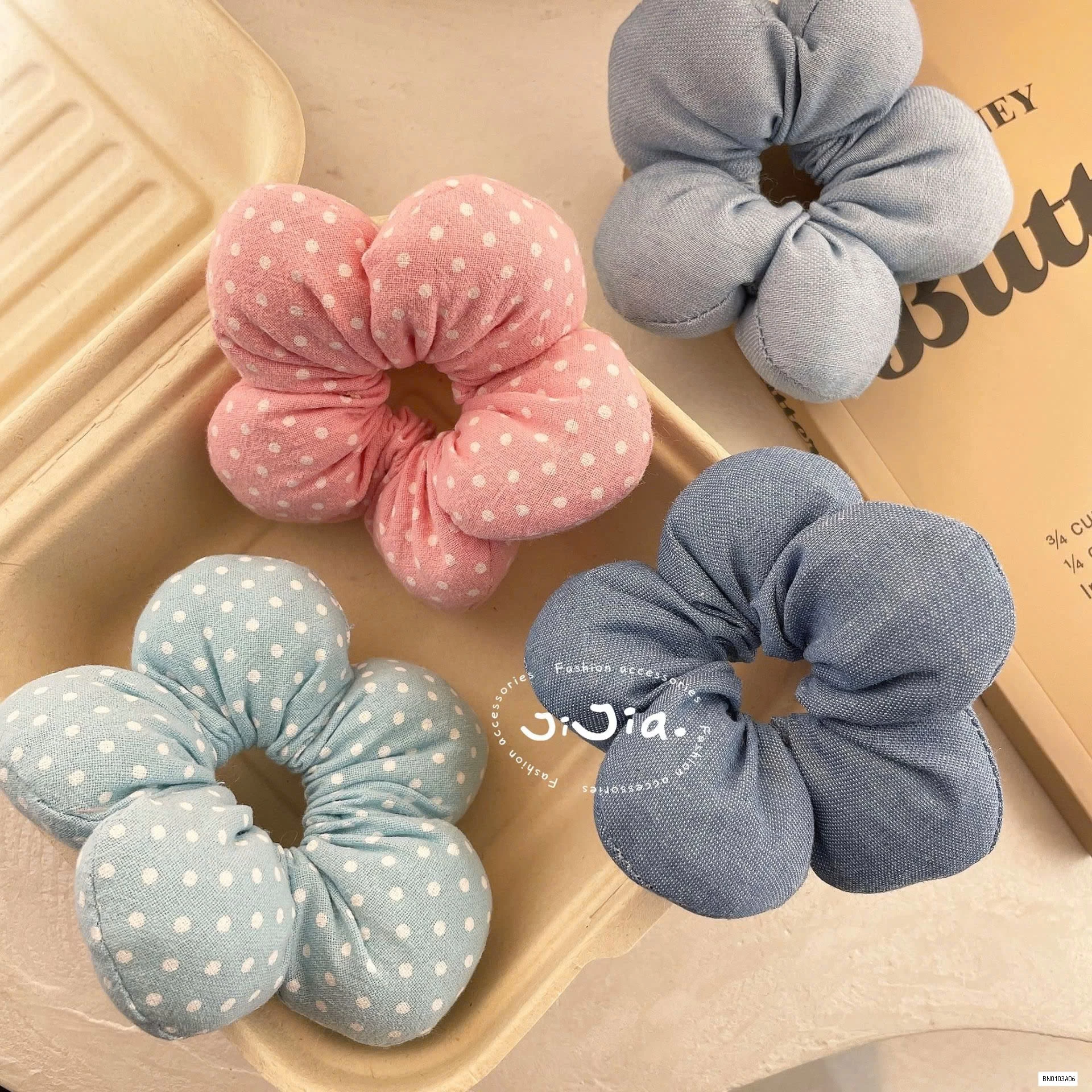 BUỘC TÓC BÔNG HOA 5 CÁNH