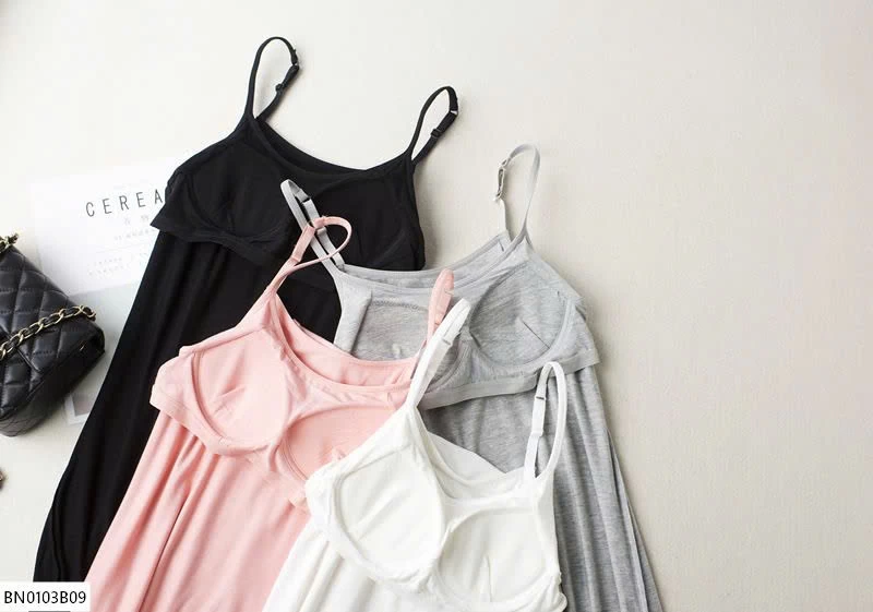 ĐẦM NGỦ COTTON MỀM 2 DÂY