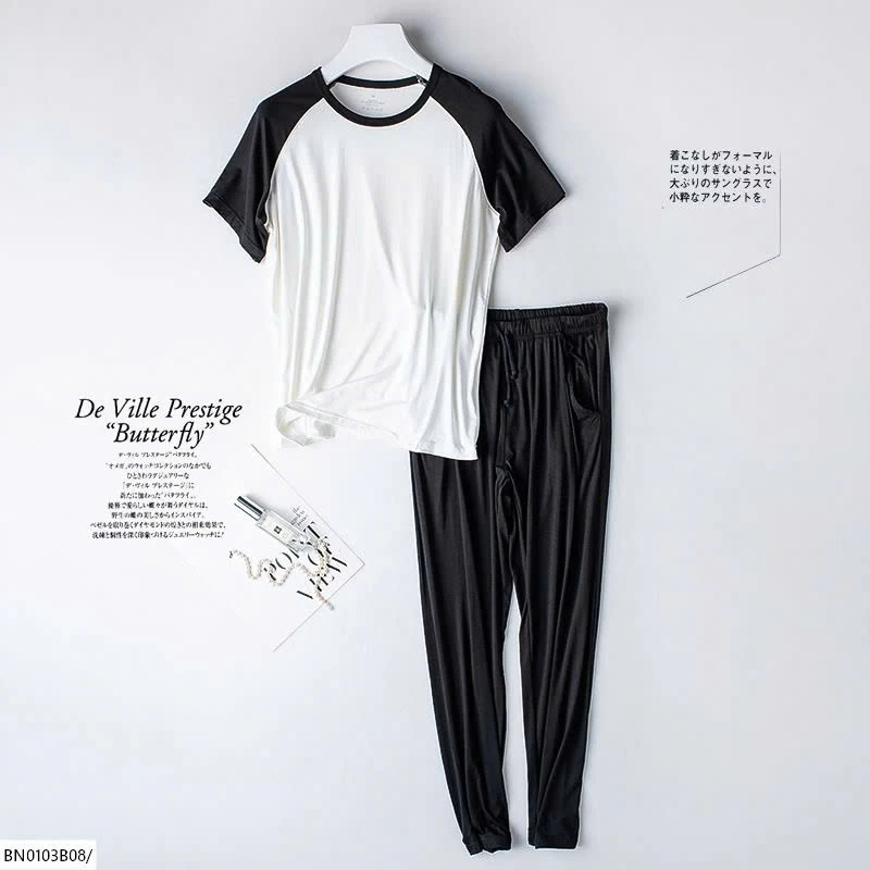 BỘ COTTON MỀM PHỐI MÀU MẶC NHÀ