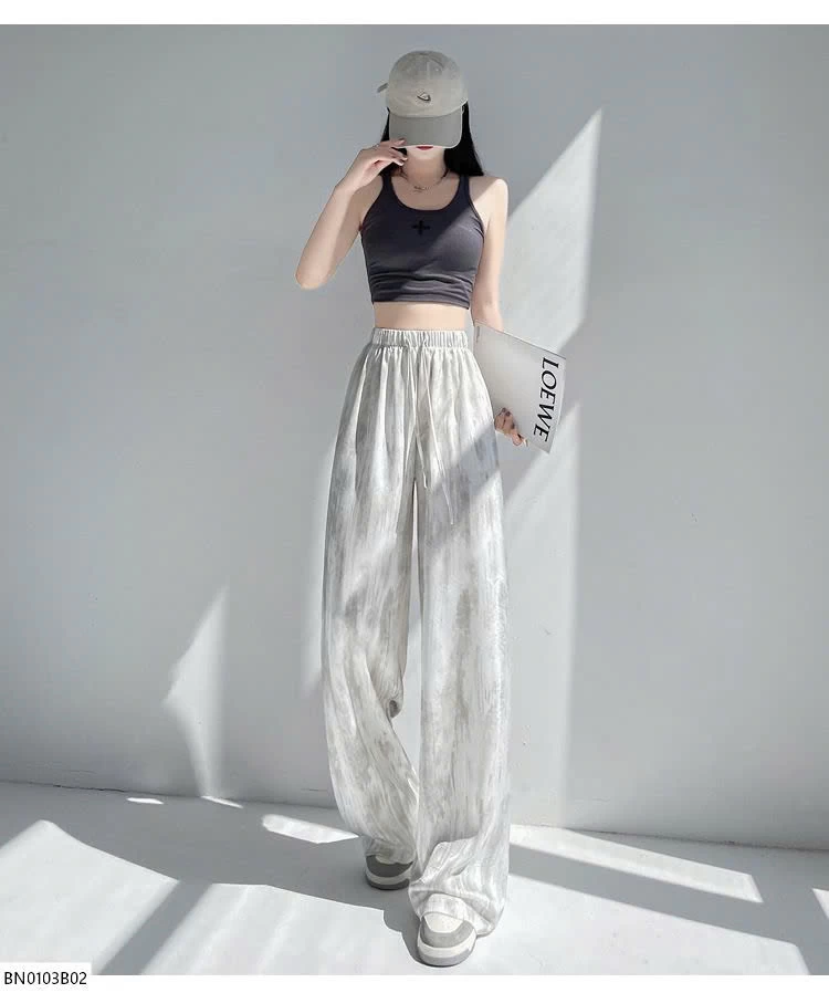 QUẦN LỤA ỐNG RỘNG SUÔNG MỀM