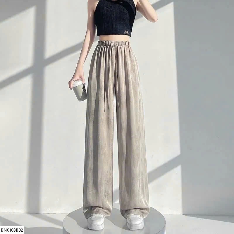 QUẦN LỤA ỐNG RỘNG SUÔNG MỀM