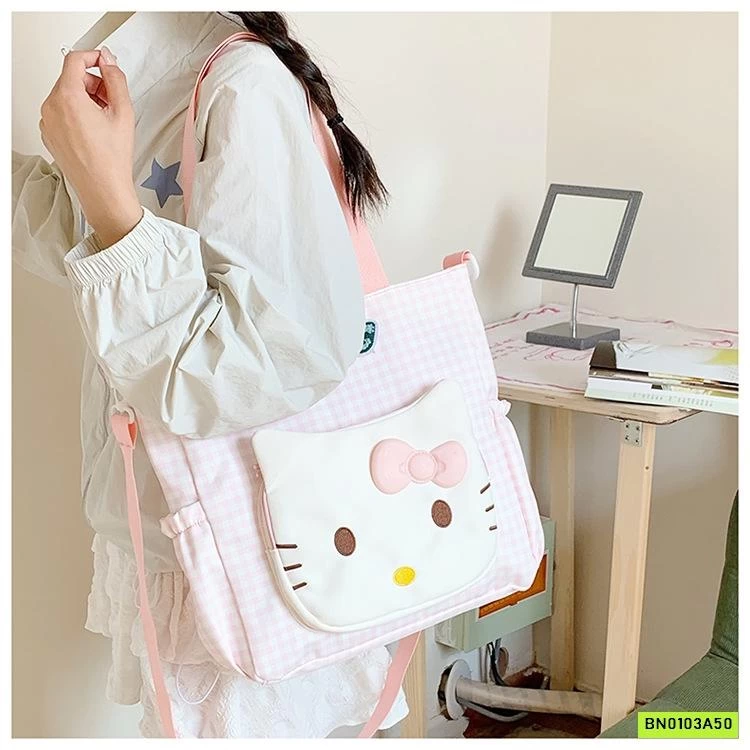 BALO TÚI ĐEO CHÉO KITTY DỄ THƯƠNG