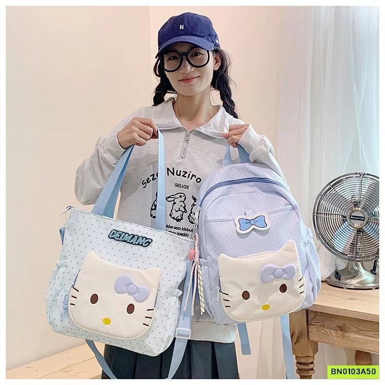 BALO TÚI ĐEO CHÉO KITTY DỄ THƯƠNG