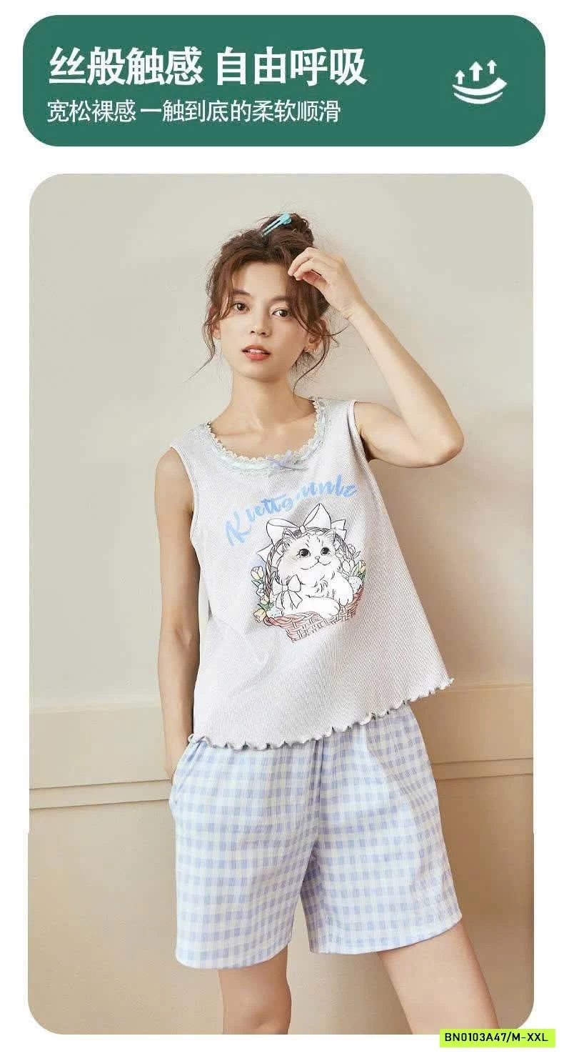 BỘ MẶC NHÀ SÁT NÁCH KÈM ĐỆM NGỰC