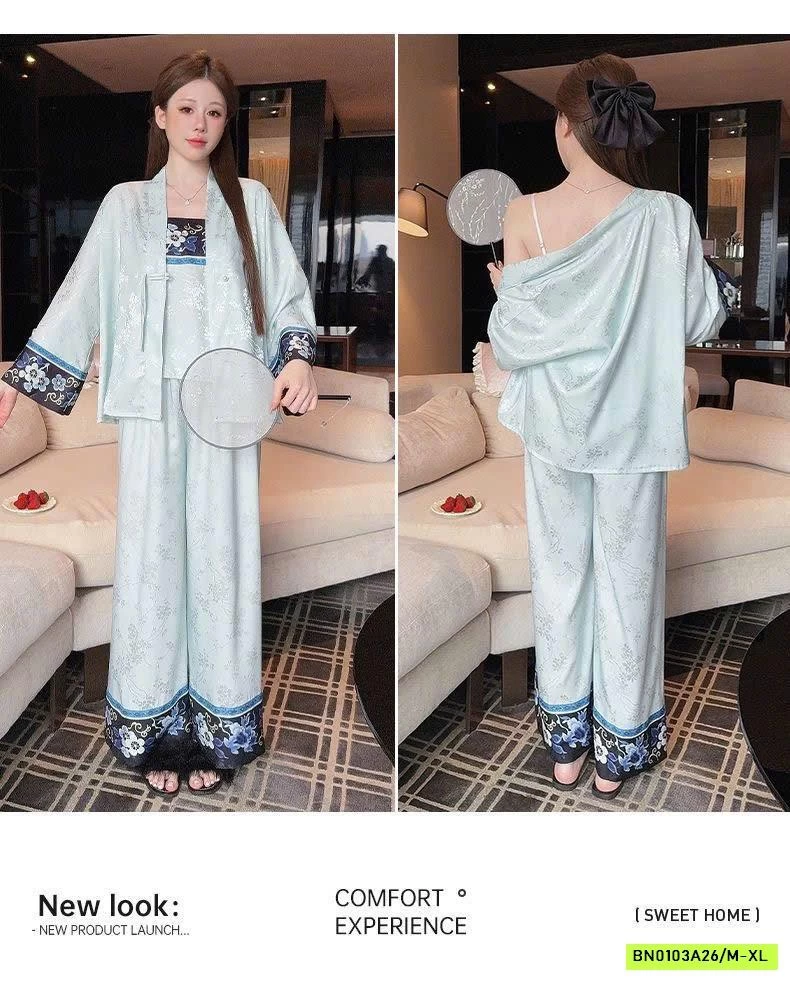 SÉT NGỦ LỤA 3 CHI TIẾT