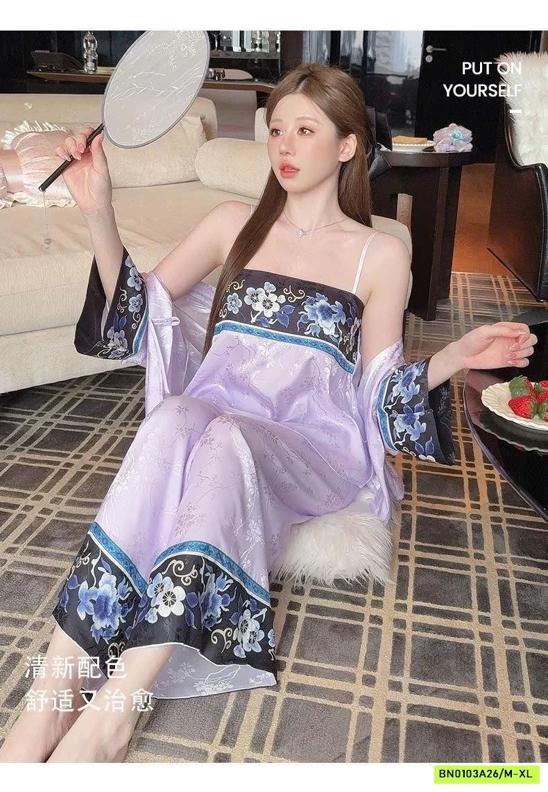 SÉT NGỦ LỤA 3 CHI TIẾT