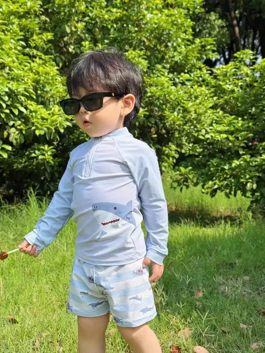 BỘ BƠI DÀI TAY BÉ TRAI