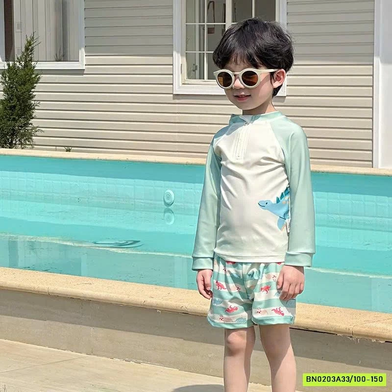 BỘ BƠI DÀI TAY BÉ TRAI