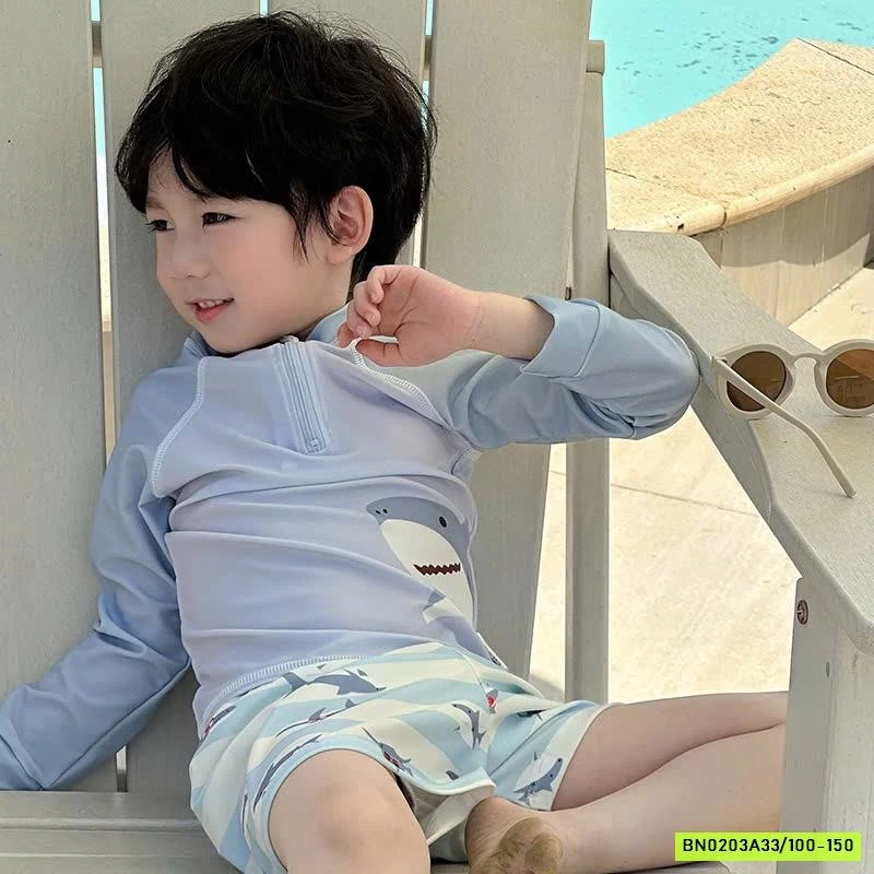 BỘ BƠI DÀI TAY BÉ TRAI