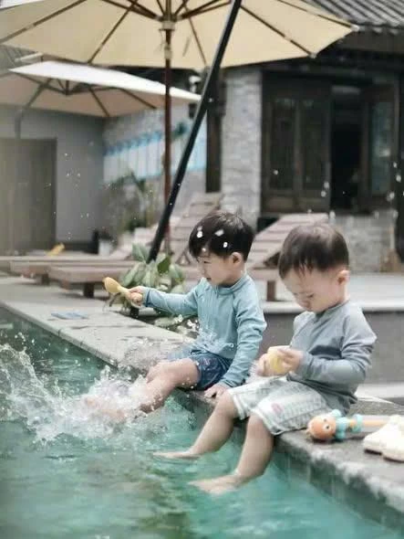 BỘ BƠI DÀI TAY BÉ TRAI