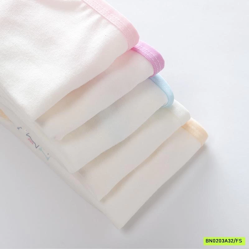 SÉT 5 ÁO LÁ QUAI MẢNH VIỀN MÀU CHO BÉ