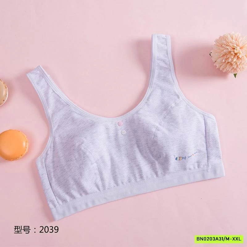 BRA COTTON KHÔNG ĐỆM BÉ GÁI