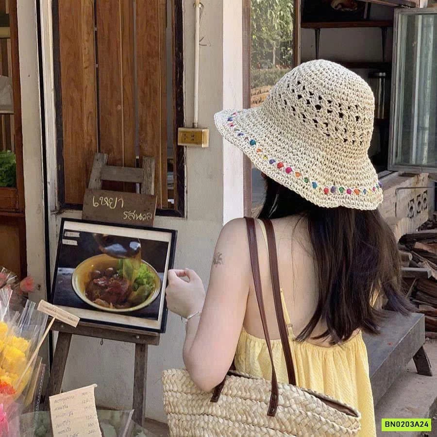 MŨ CÓI QUAI SẮC MÀU