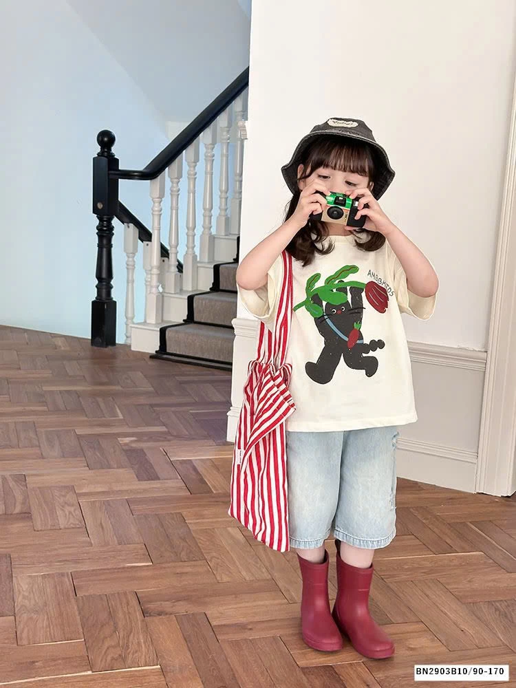 BST ÁO THUN IN HÌNH NGỘ NGHĨNH AMBB 25B156