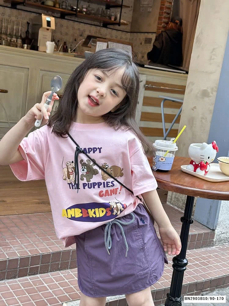 BST ÁO THUN IN HÌNH NGỘ NGHĨNH AMBB 25B156