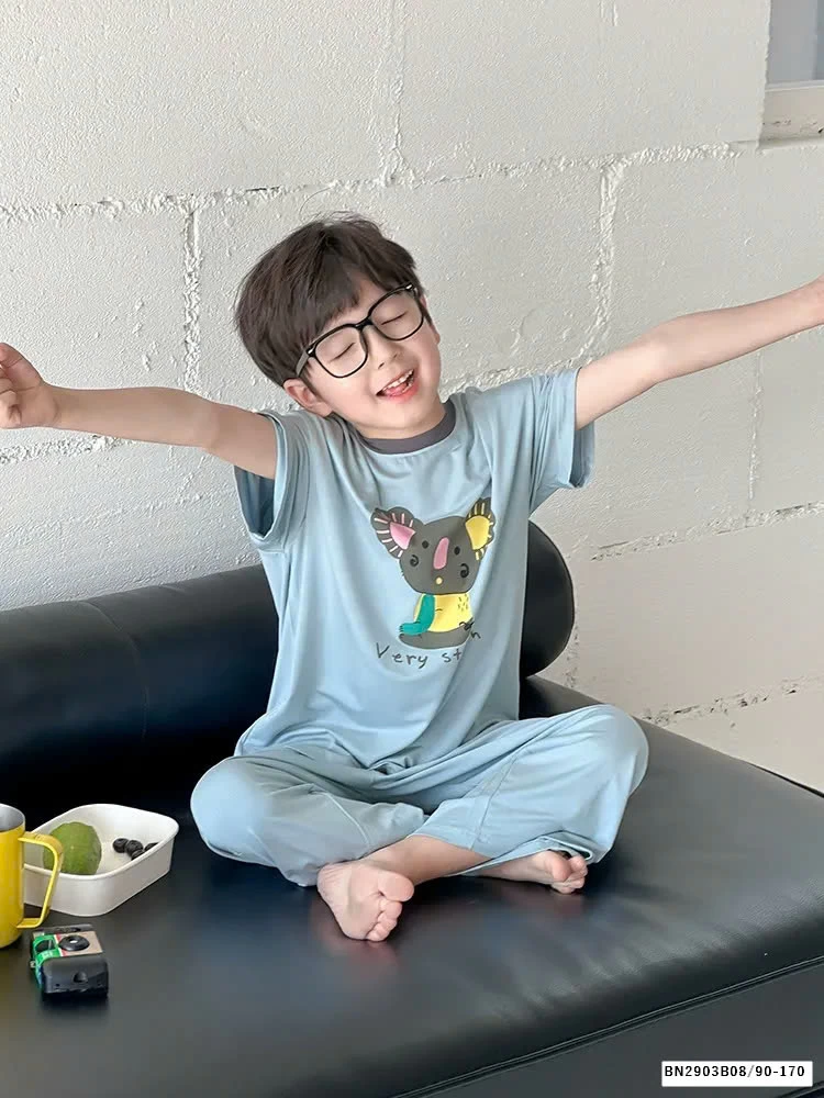 BỘ NGỦ COTTON HOẠT HÌNH AMBB  25B142