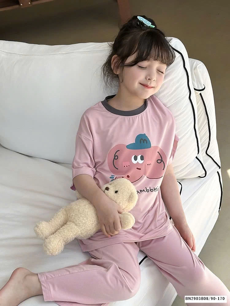 BỘ NGỦ COTTON HOẠT HÌNH AMBB  25B142