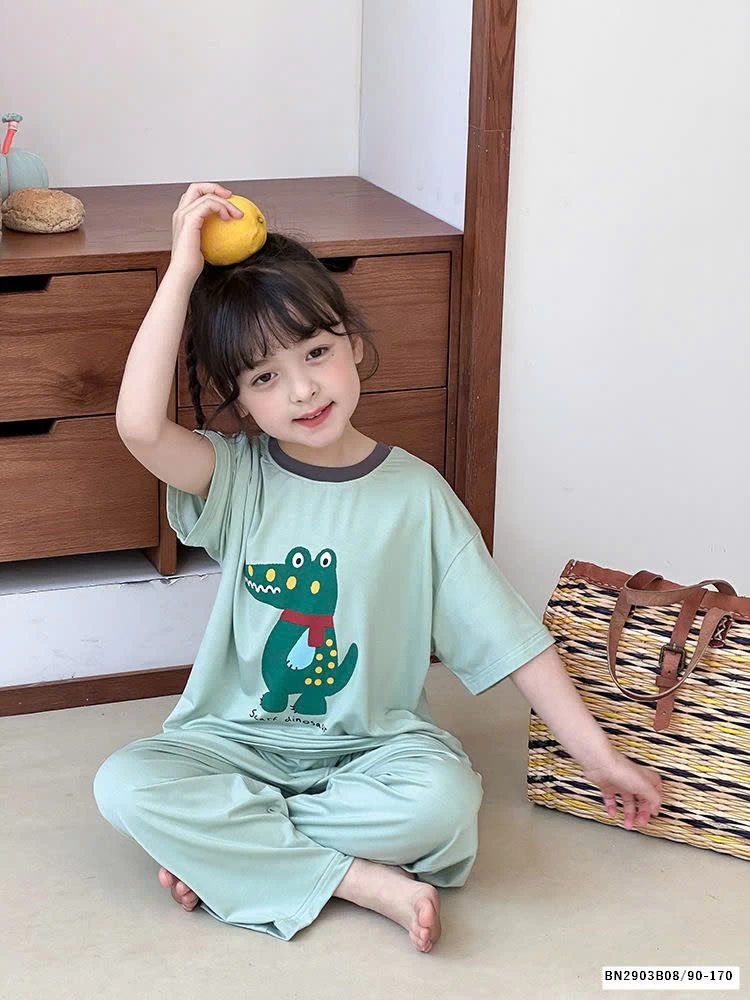 BỘ NGỦ COTTON HOẠT HÌNH AMBB  25B142