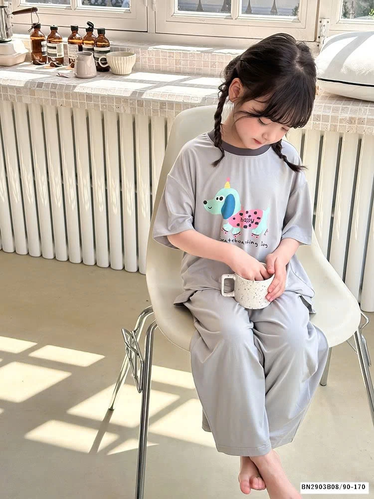 BỘ NGỦ COTTON HOẠT HÌNH AMBB  25B142