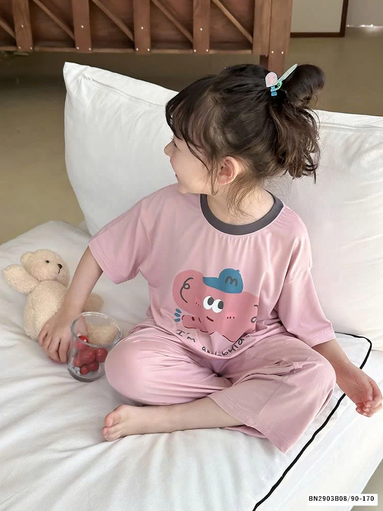 BỘ NGỦ COTTON HOẠT HÌNH AMBB  25B142