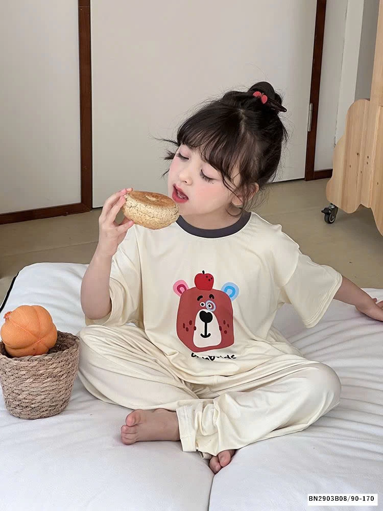 BỘ NGỦ COTTON HOẠT HÌNH AMBB  25B142