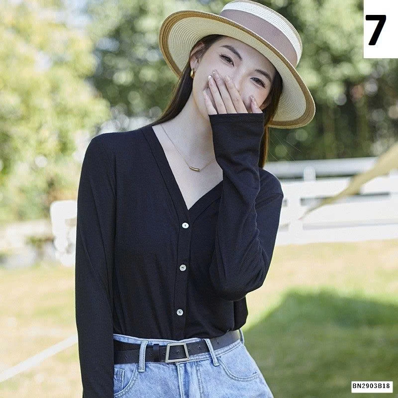 CARDIGAN LEN MỎNG MẶC ĐIỀU HÒA