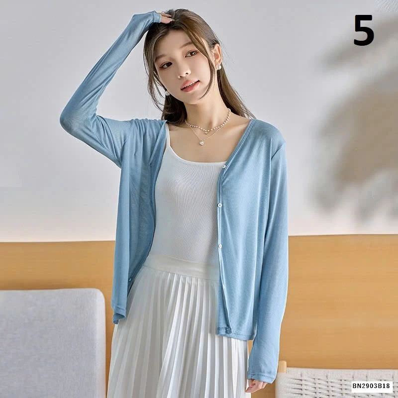 CARDIGAN LEN MỎNG MẶC ĐIỀU HÒA