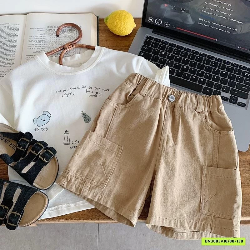 SHORT THÔ MỀM TÚI BÊN