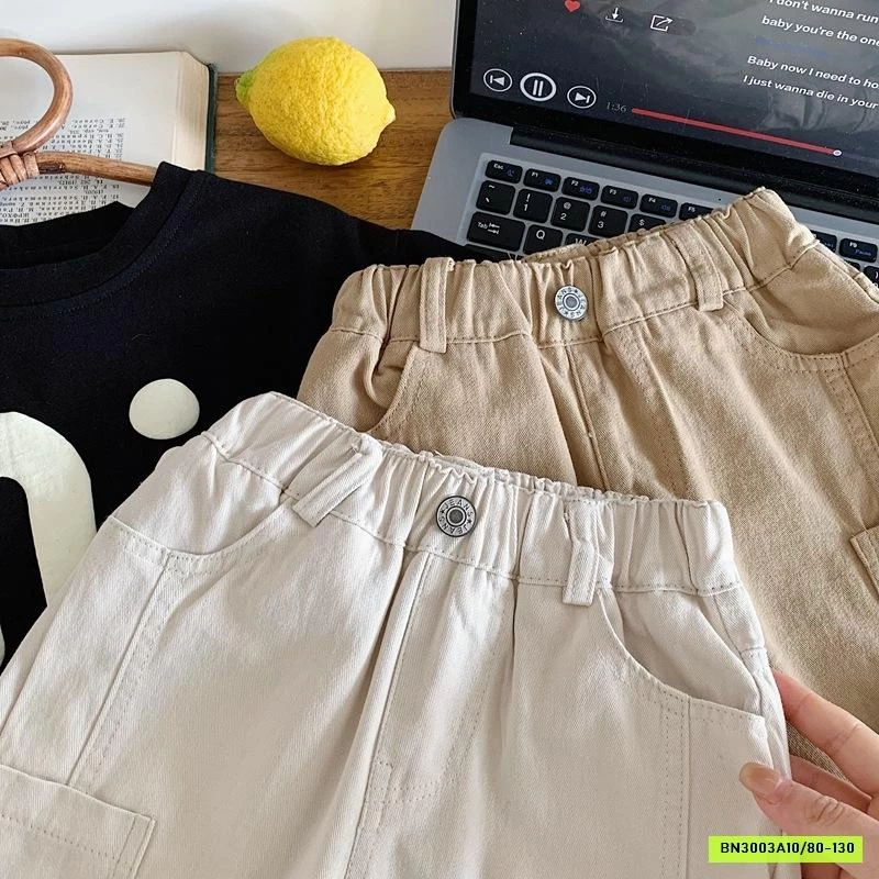 SHORT THÔ MỀM TÚI BÊN