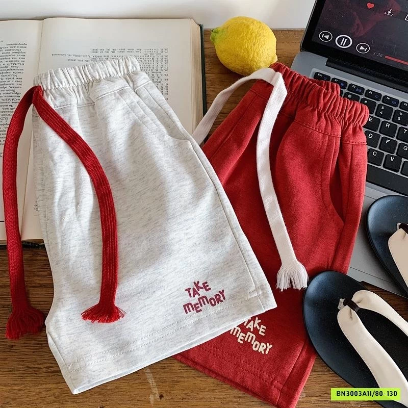 SHORT COTTON PHỐI MÀU DÂY