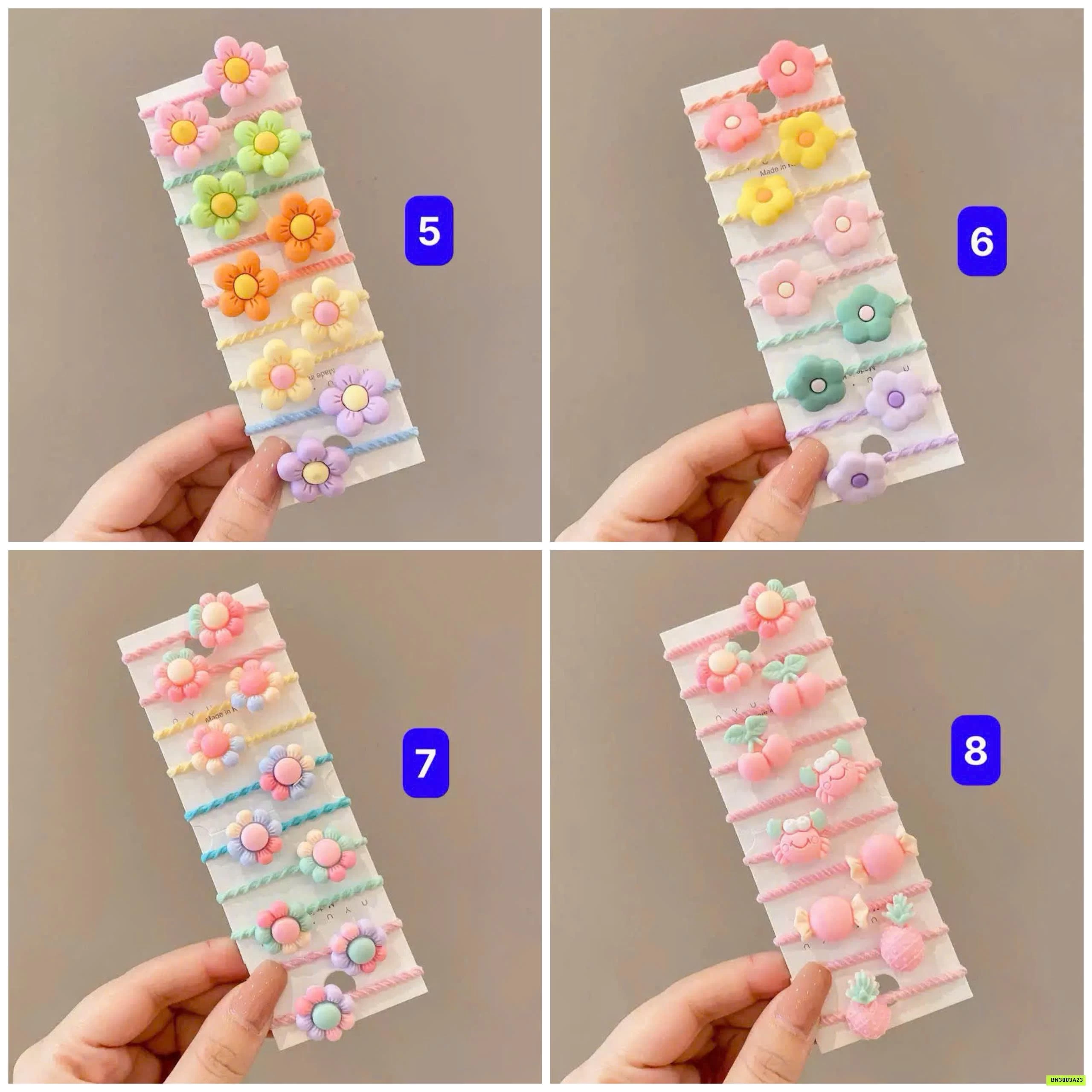 BÌA 10 CHUN BUỘC TÓC DỄ THƯƠNG CHO BÉ