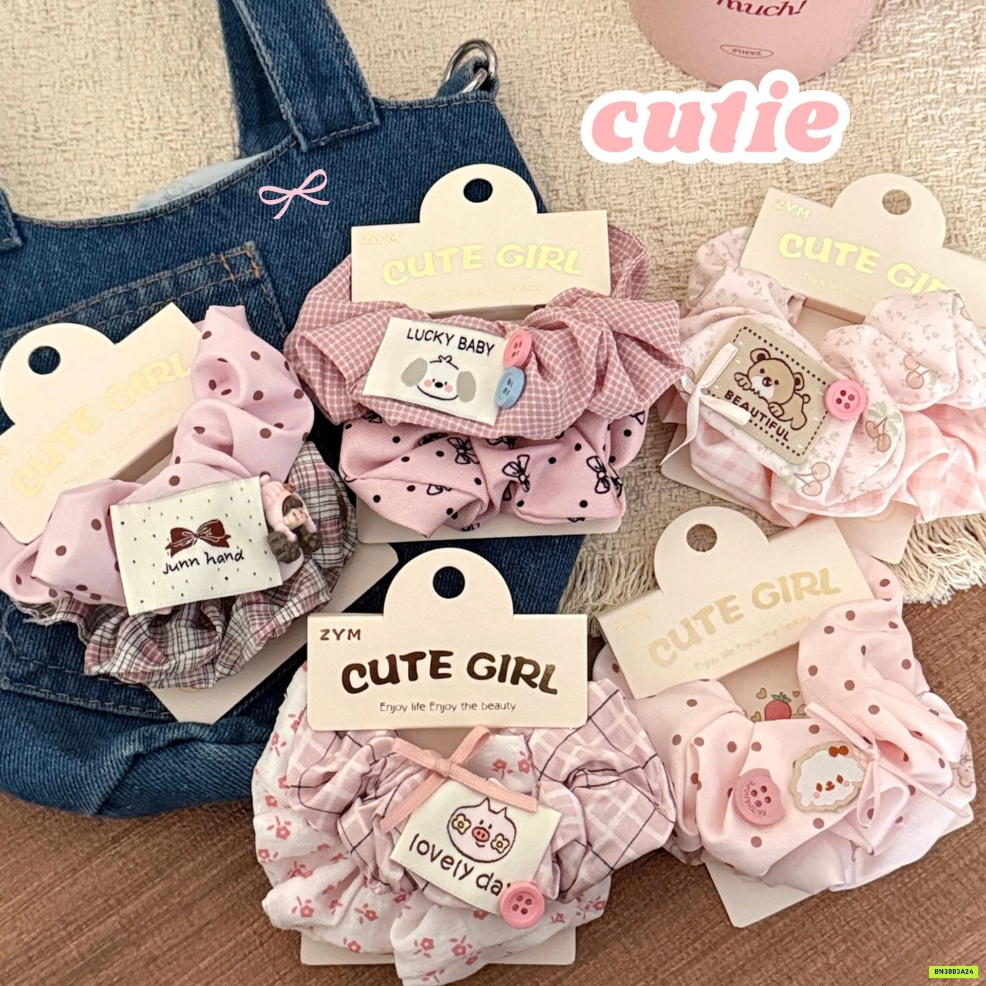 SÉT 10 DÂY BUỘC TÓC DỄ THƯƠNG