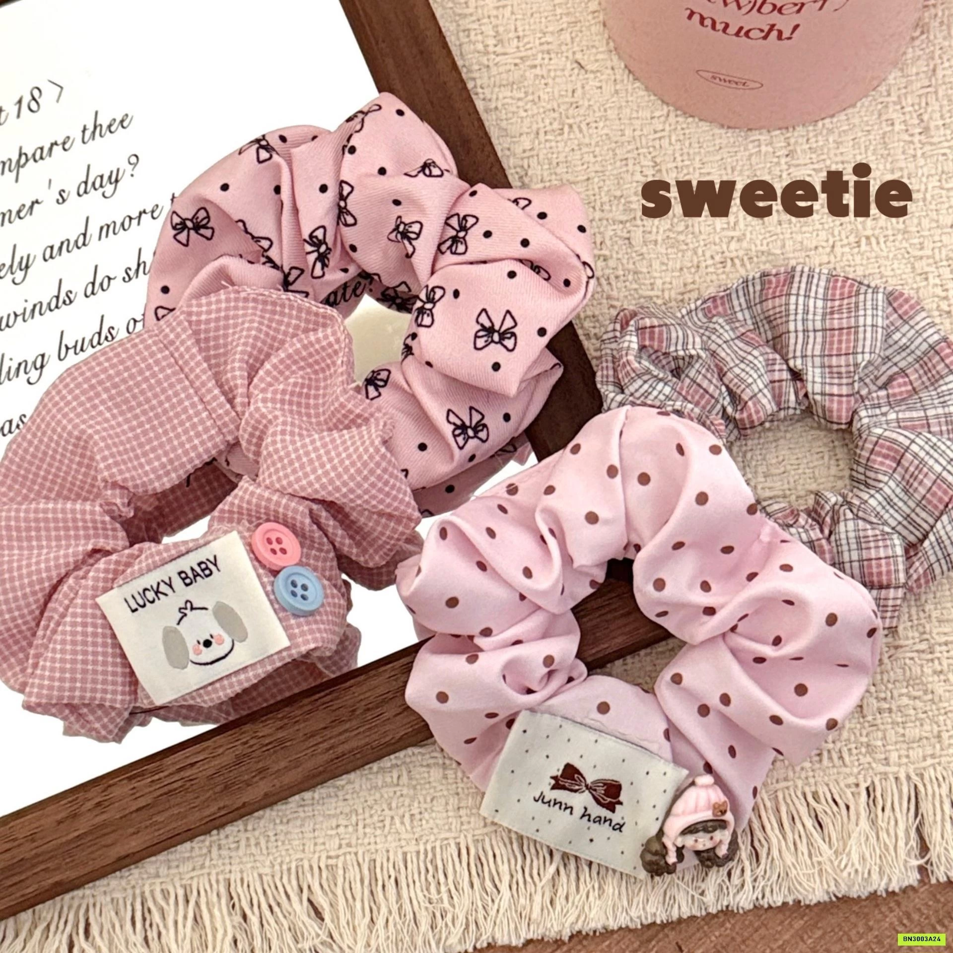 SÉT 10 DÂY BUỘC TÓC DỄ THƯƠNG