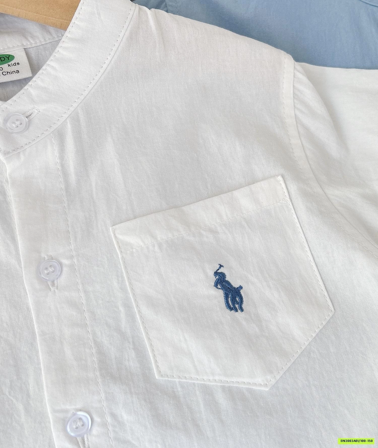 SƠ MI CỔ TRỤ TÚI NGỰC KACADY