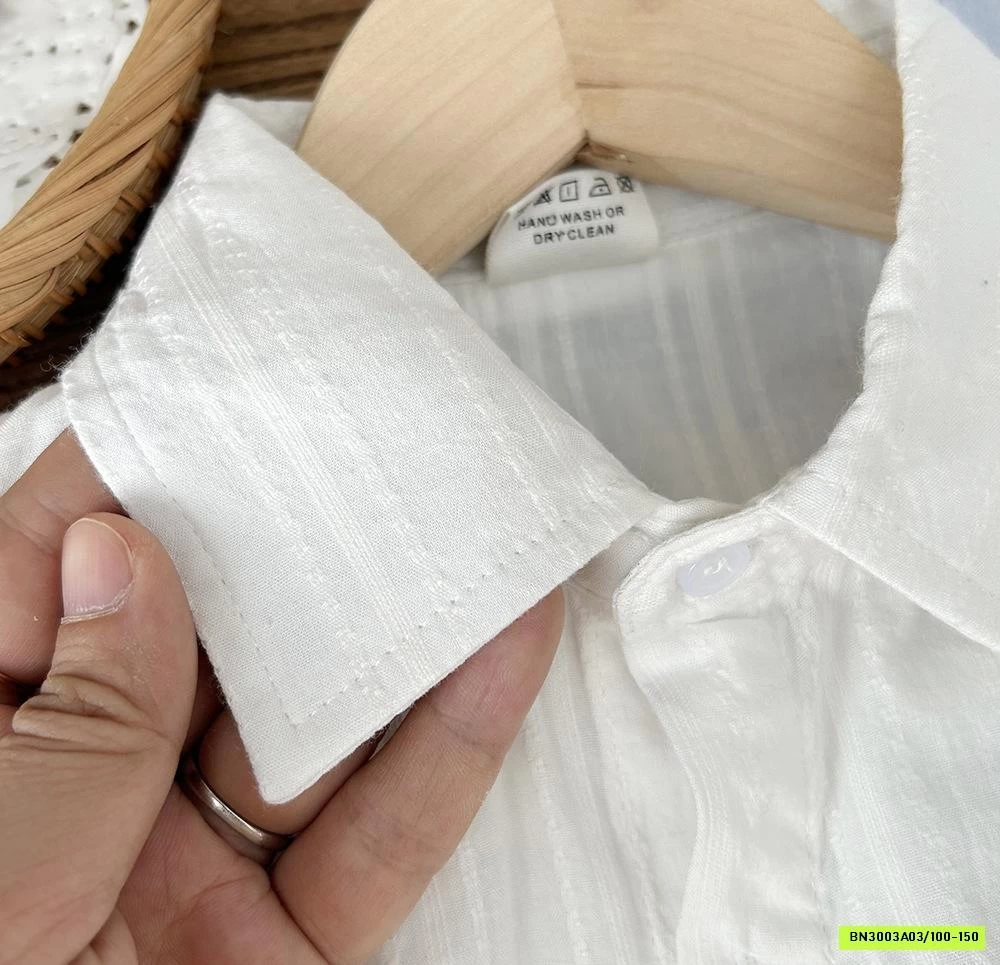 SƠ MI ĐŨI NGẮN TAY THÊU GẤU KACADY