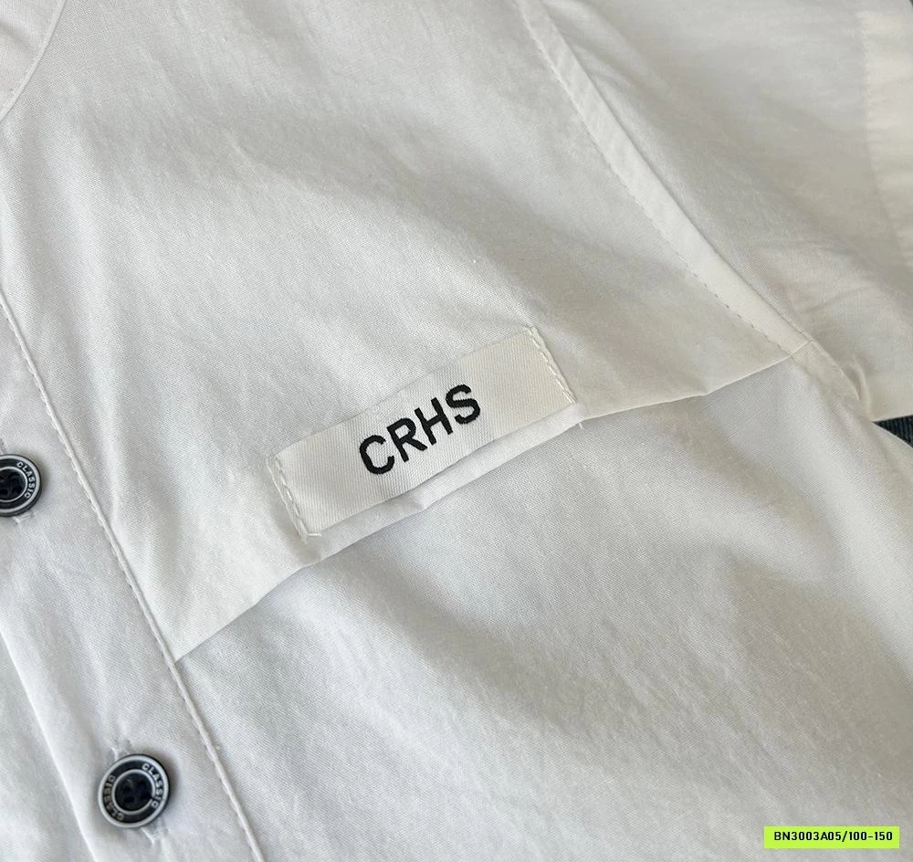 SƠ MI CỔ TRỤ THÊU CHỮ NGỰC KACADY