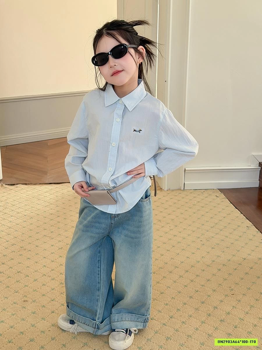 SƠ MI ĐŨI DÀI TAY THÊU LOGO 26A045 AMBB