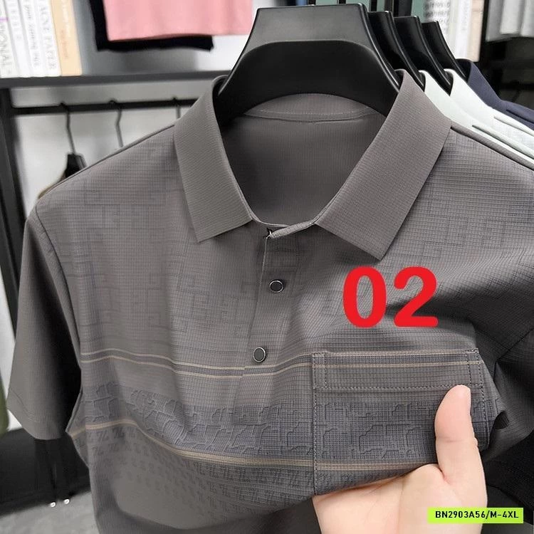 POLO NAM HỌA TIẾT TÚI NGỰC