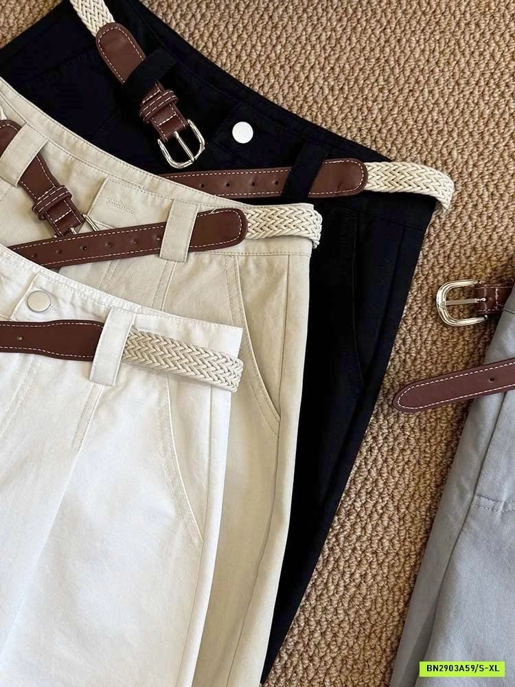 QUẦN SHORT KÈM BELT ĐAN ANNA