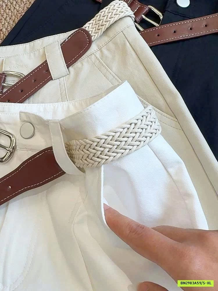 QUẦN SHORT KÈM BELT ĐAN ANNA