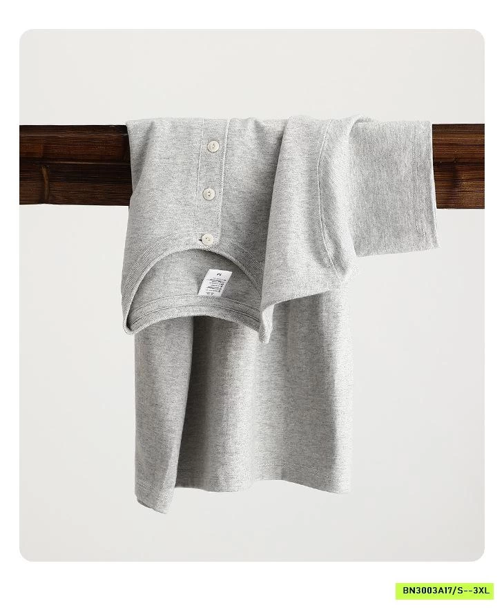 ÁO NAM CỔ TRÒN CÚC CỔ