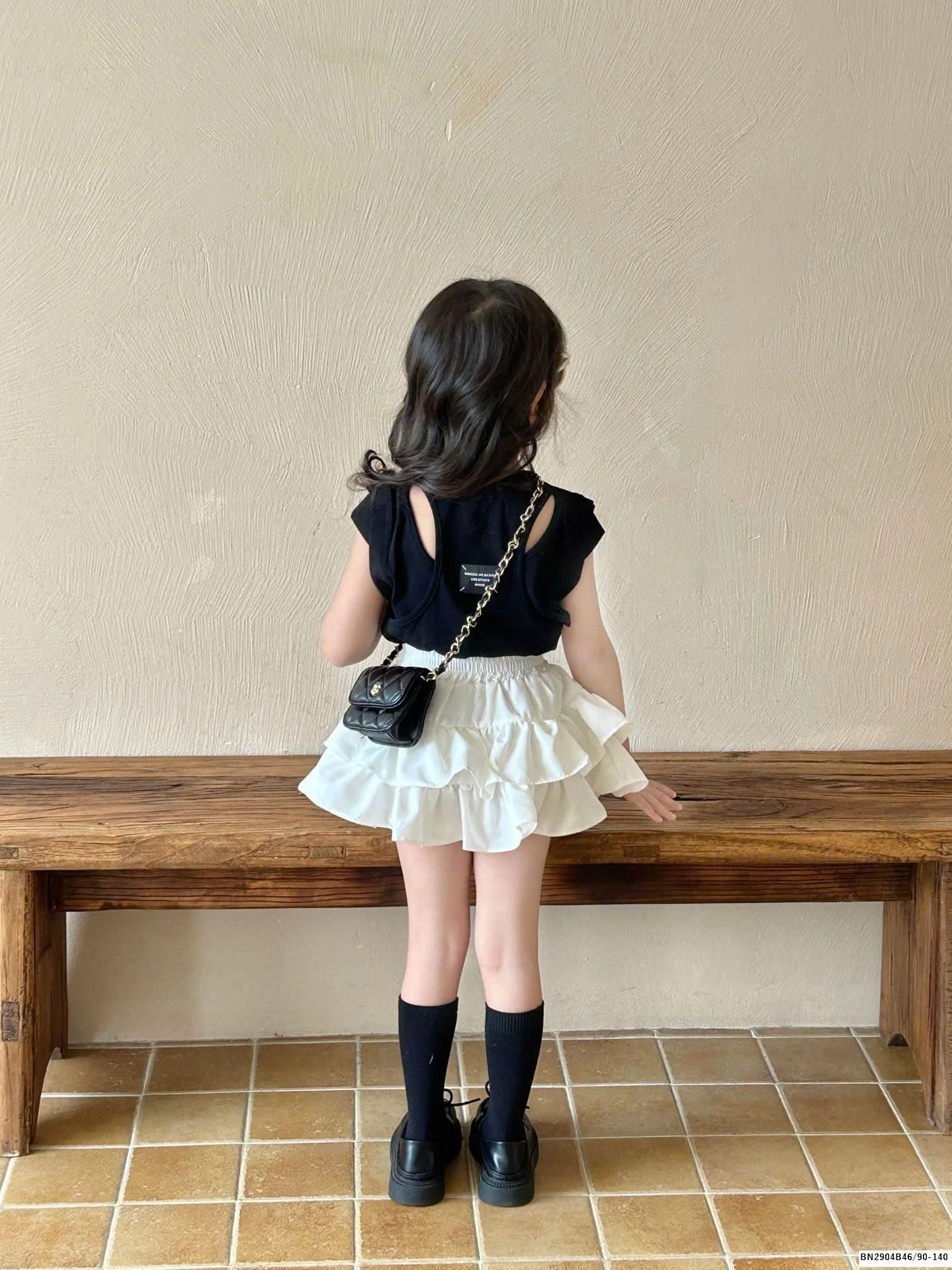 SÉT ÁO THUN HỞ LƯNG MIX CHÂN VÁY